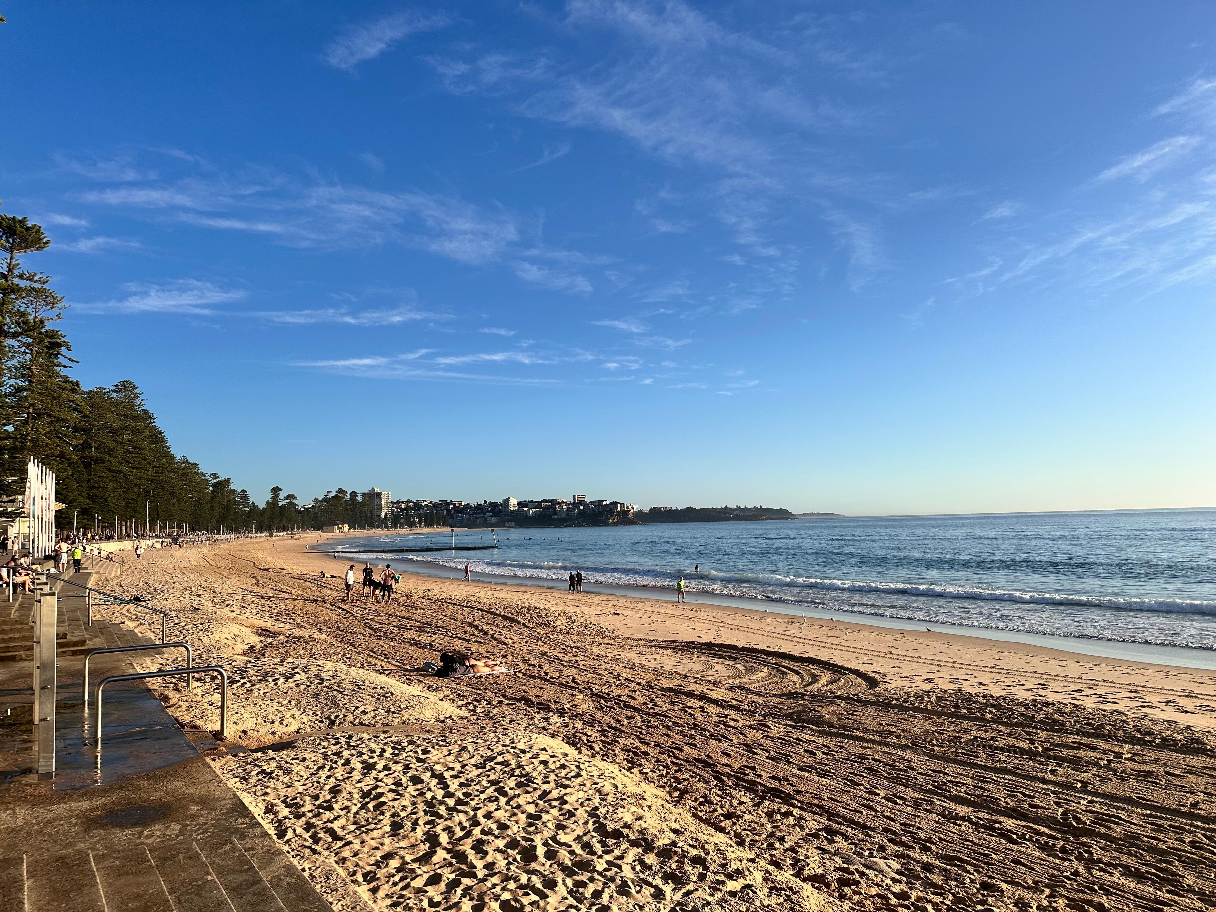 The glorious Manly Beach