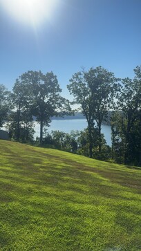 Back yard view of lake