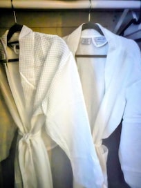Two thirsty robes per room