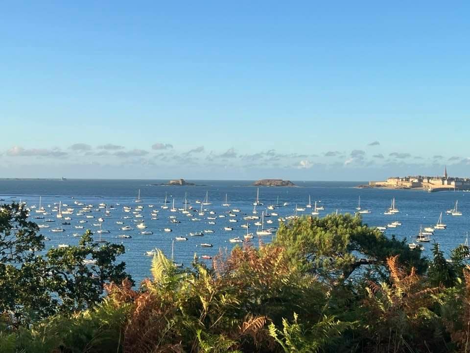 Vue St Malo de la résidence.