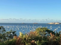 Vue St Malo de la résidence.