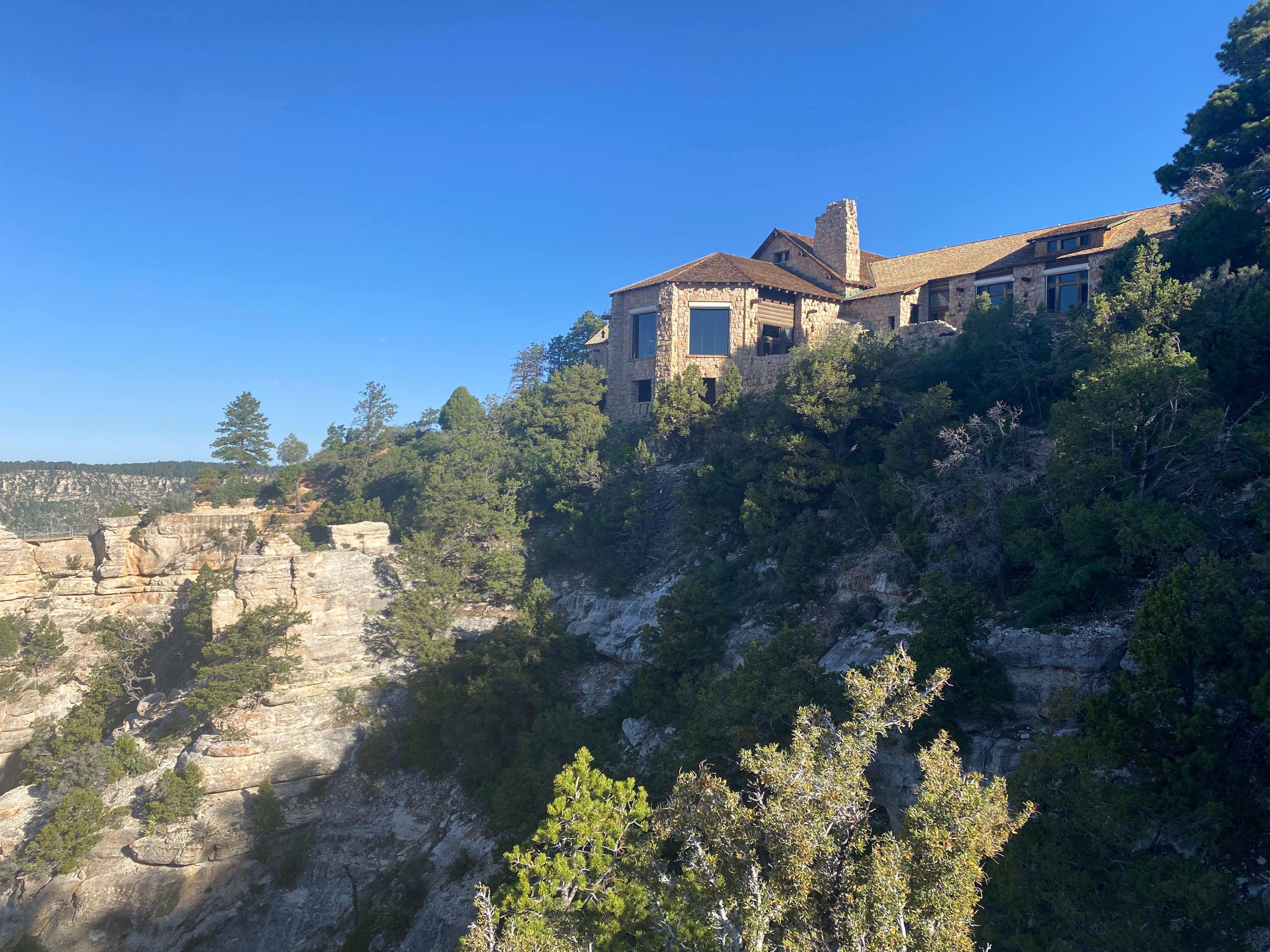 Lodge op de rand van de Canyon