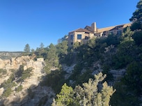 Lodge op de rand van de Canyon