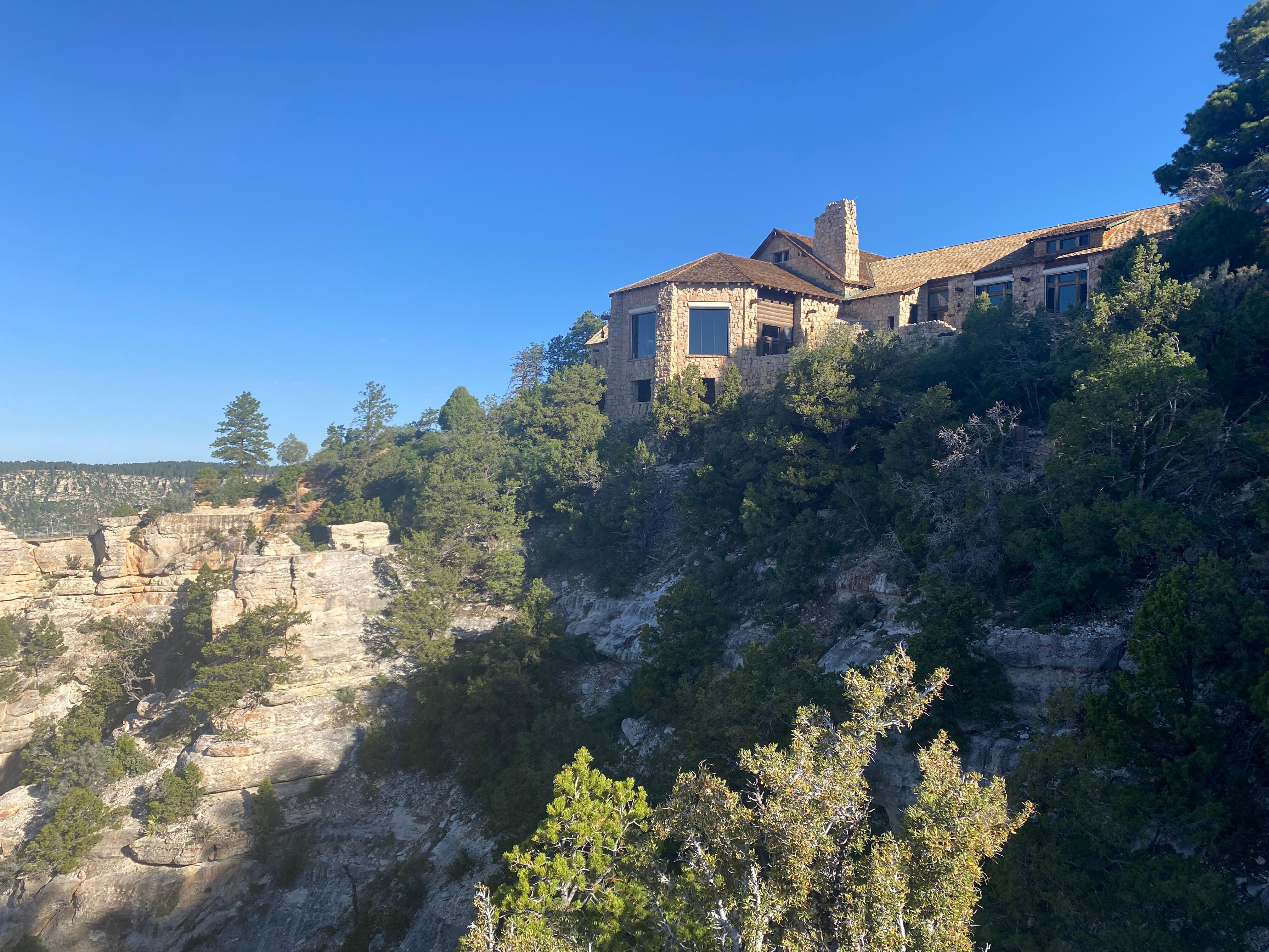 Lodge op de rand van de Canyon