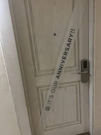 What met us at our room.