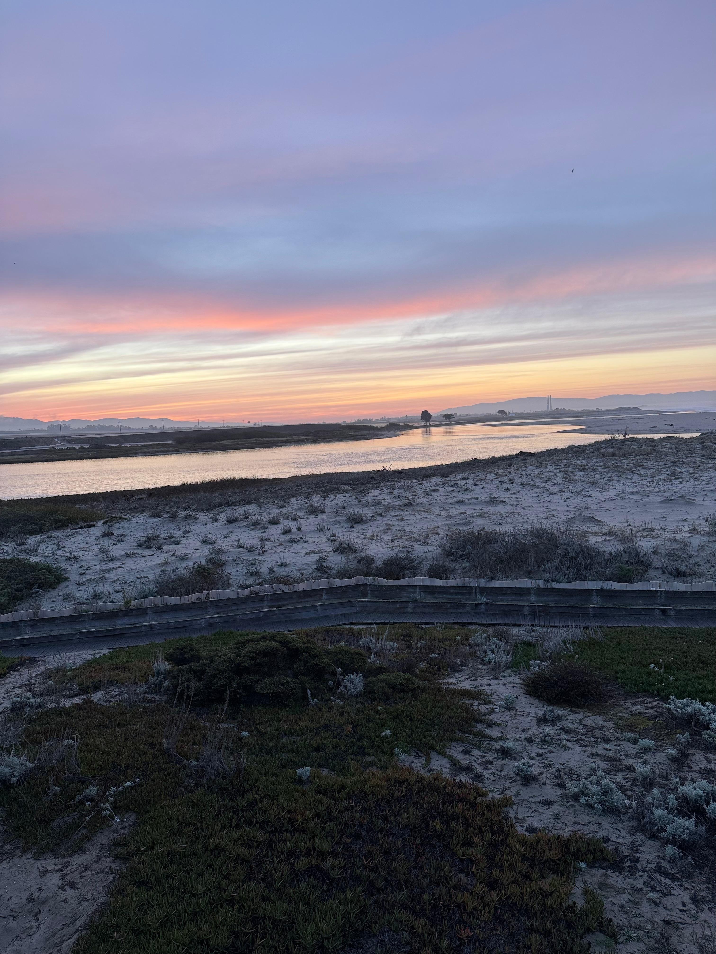 Sunrise from the deck