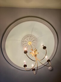 Chandelier in our room