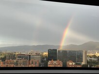View from our room on the 19th floor.