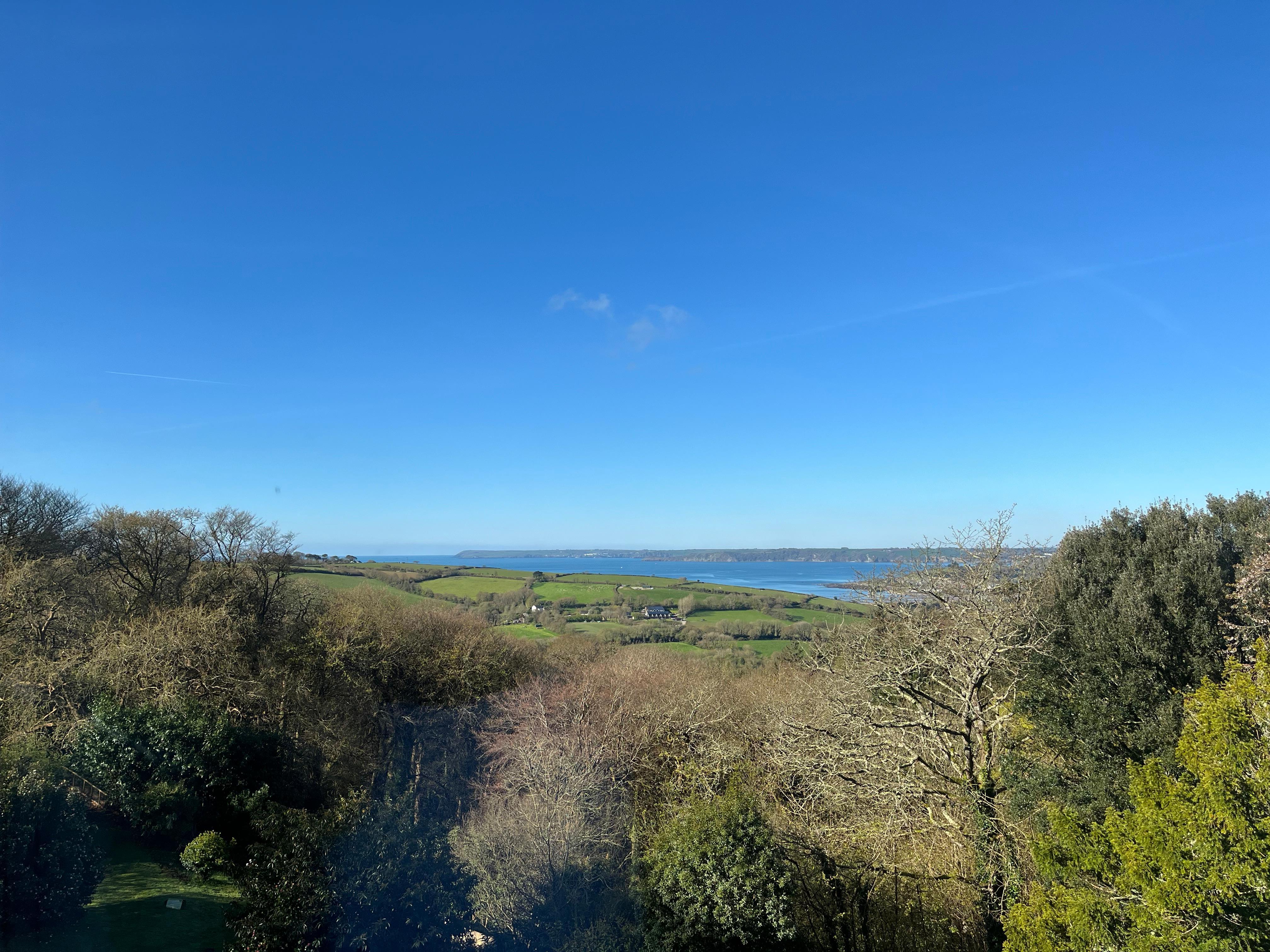 View from the bedroom in the hotel