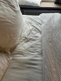 Ropa de cama sin cambio a pesar de habernos prometido un cambio