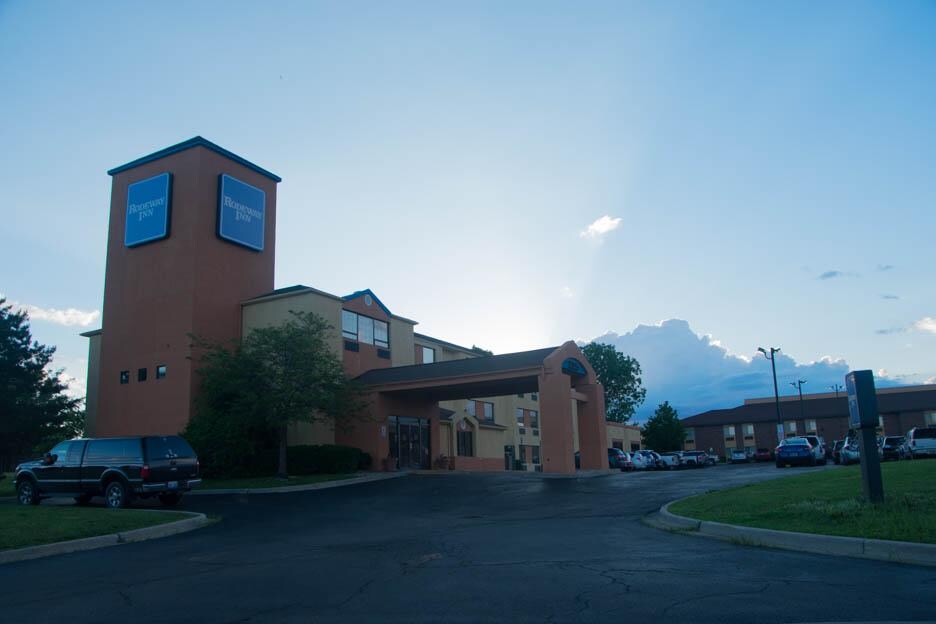 Front of motel.