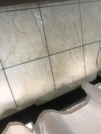Water on the floor from a leak