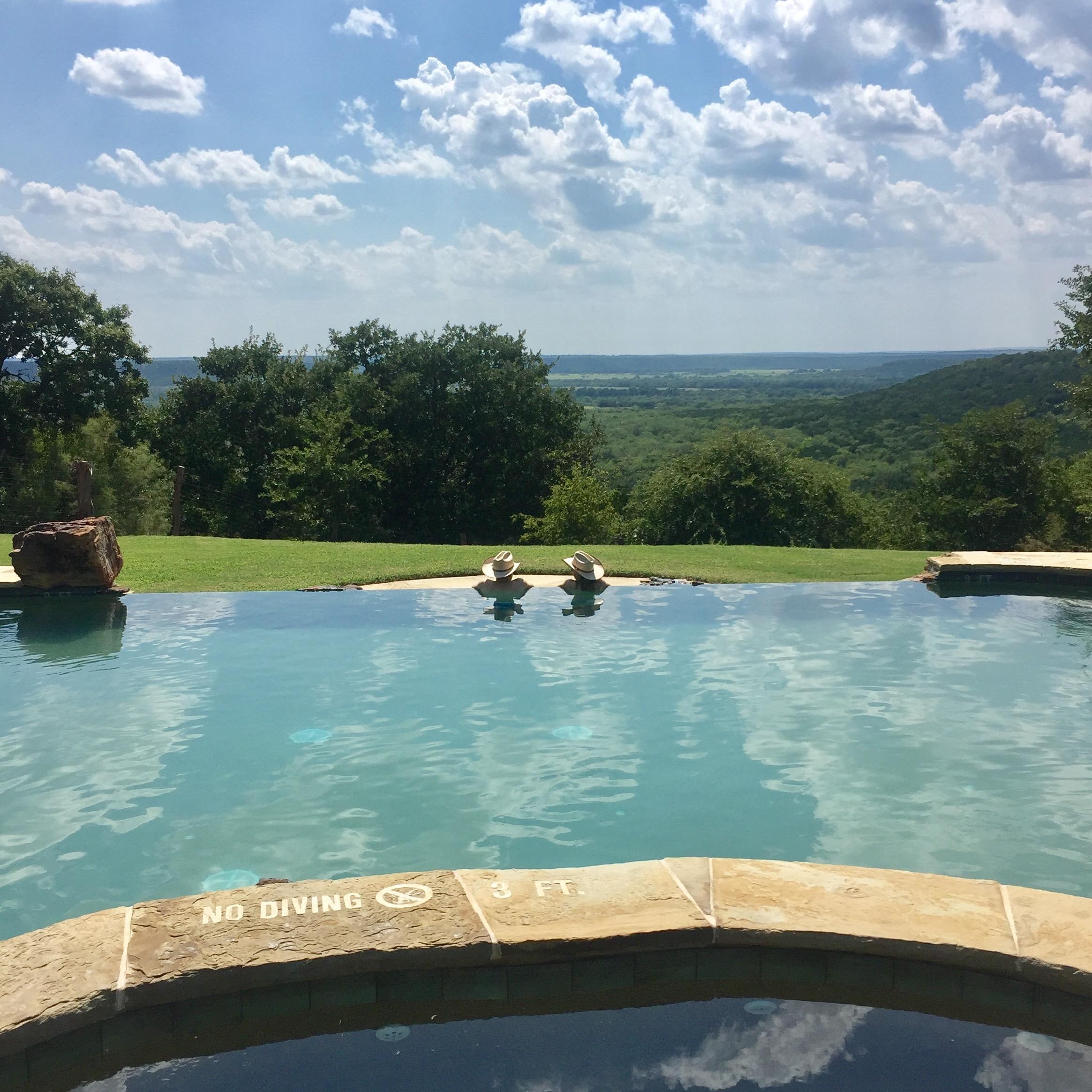 Pool with a view!