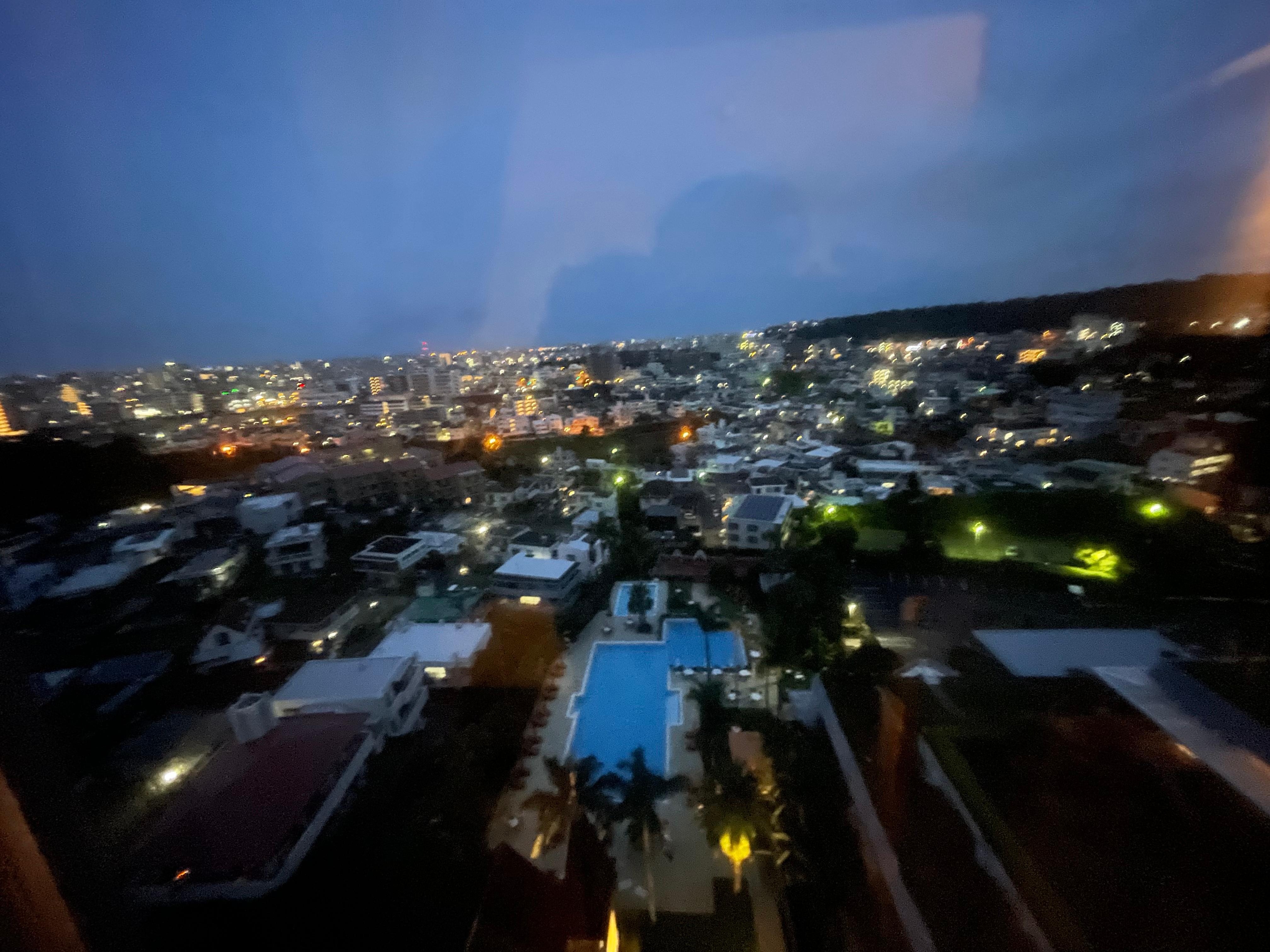 部屋からの夜景
