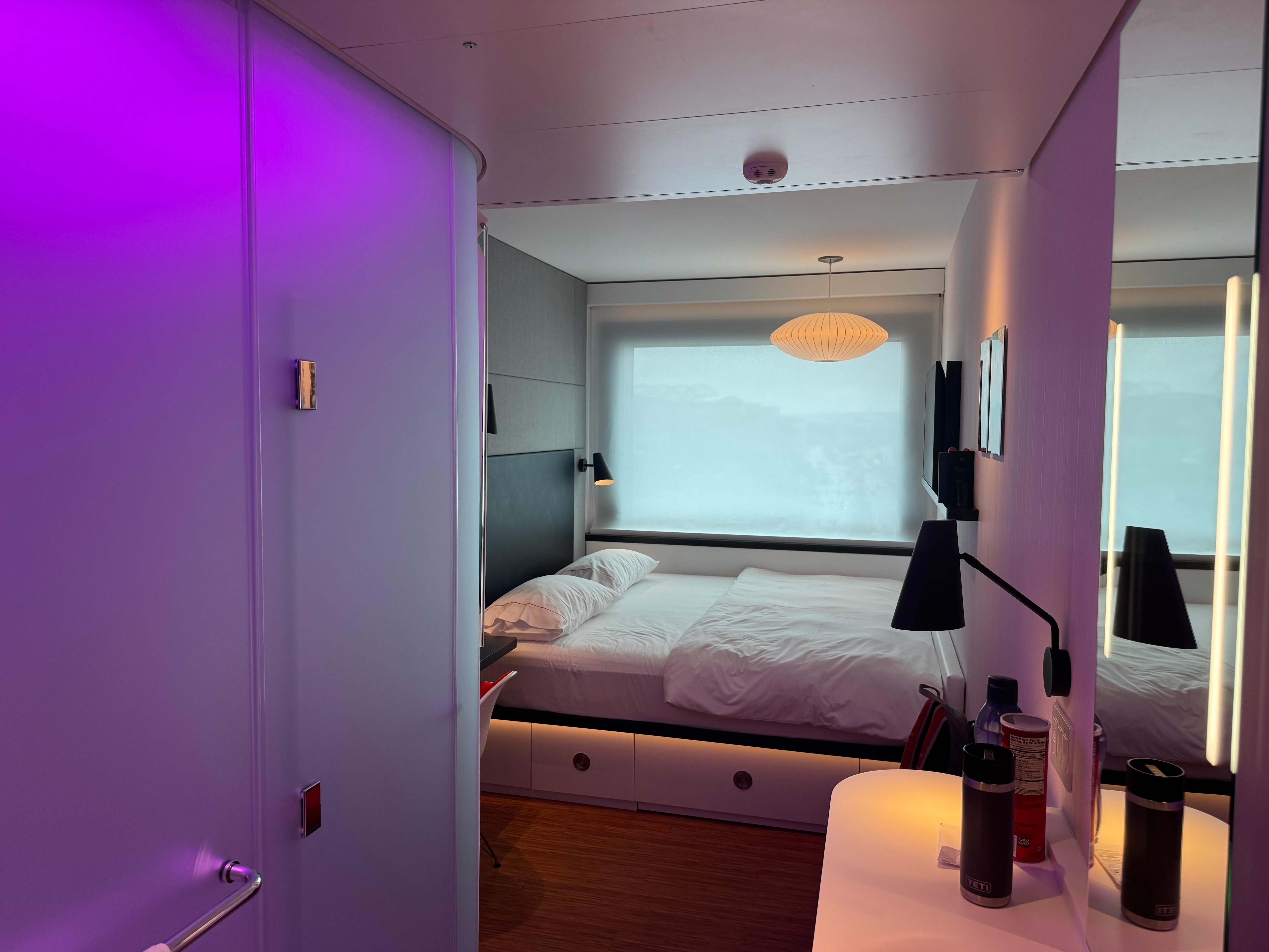 Small room but all the amenities were nice.