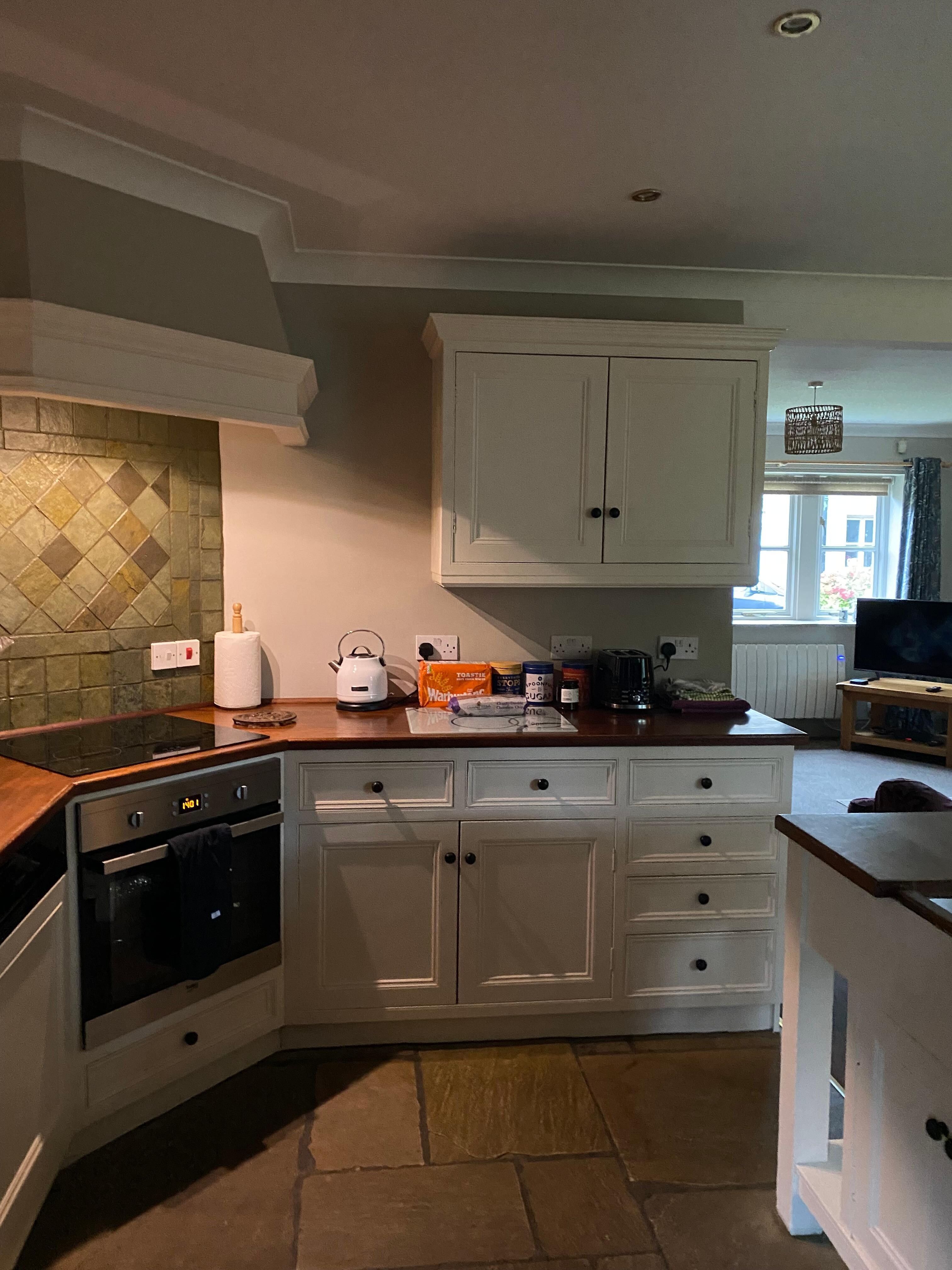 Well equipped kitchen.