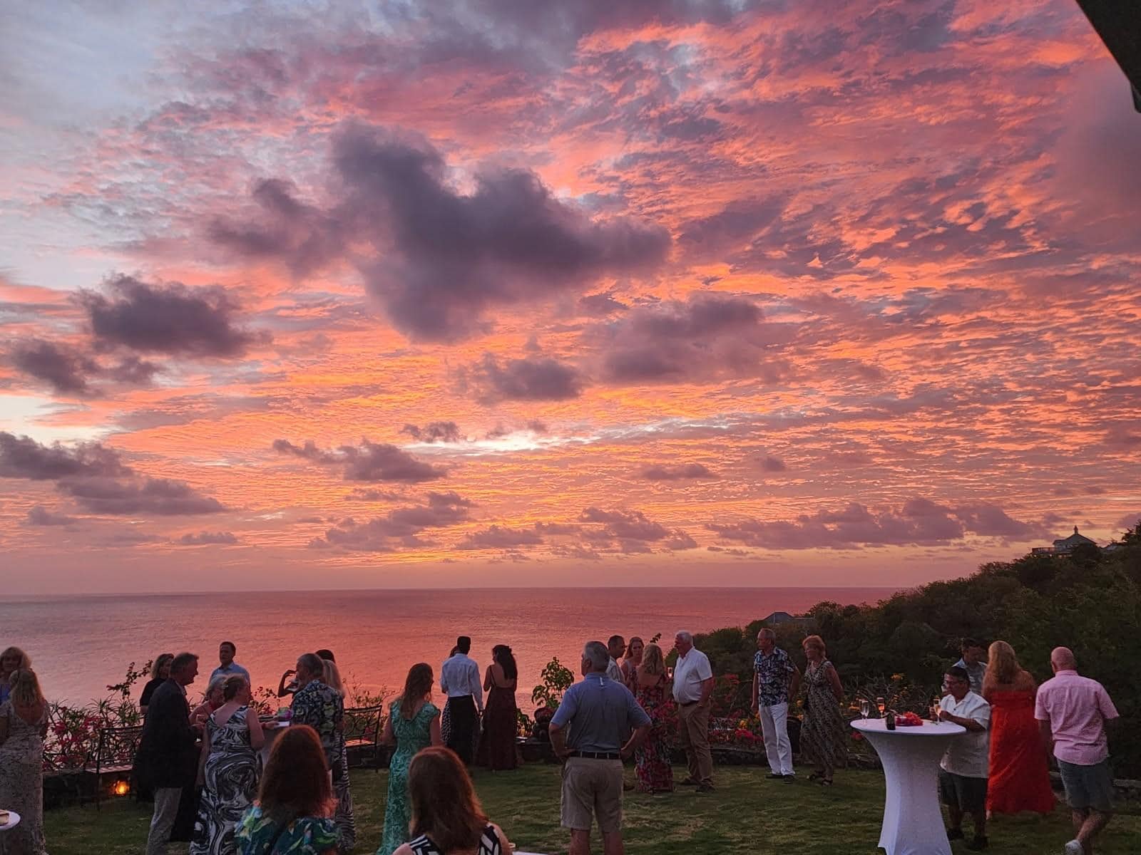 Sunset Reception hosted by Management and Staff