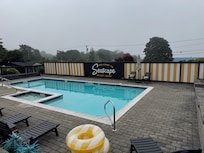 Really nice pool area. Great chairs! Appreciate the flotation devices.