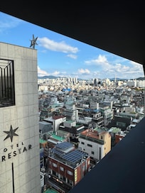 View from our room on the 13th floor.