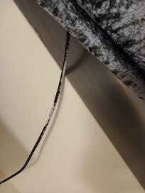 Attention to detail - painted over tv cable