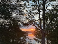 Sunrise from the porch
