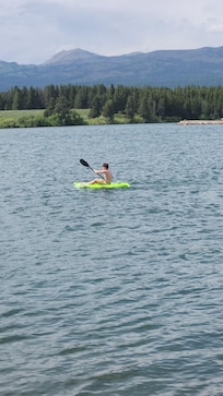 Enjoying the kayaks