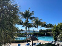 Looking out from the condos 4 season sitting area.