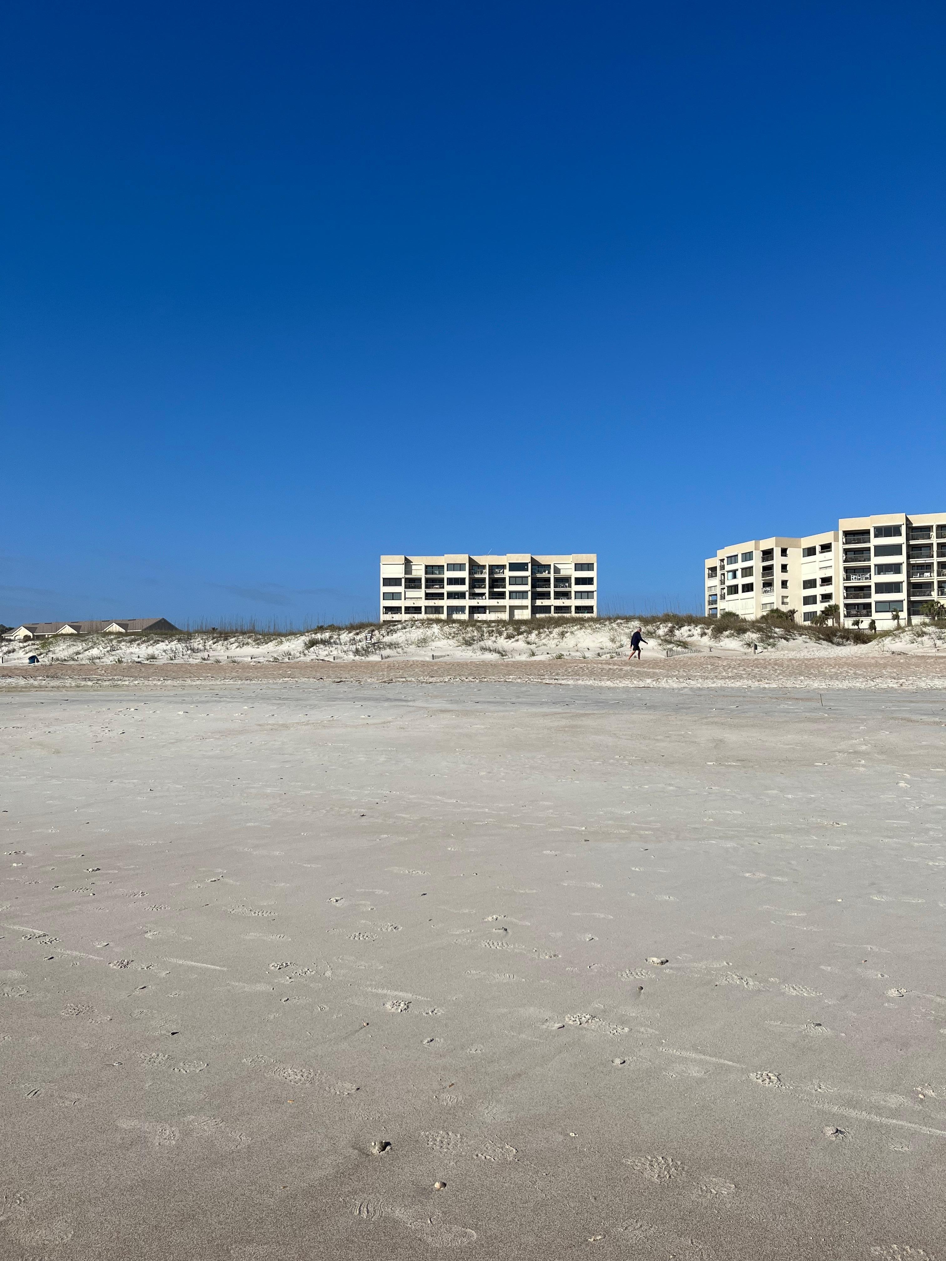 Condo from the beach. 