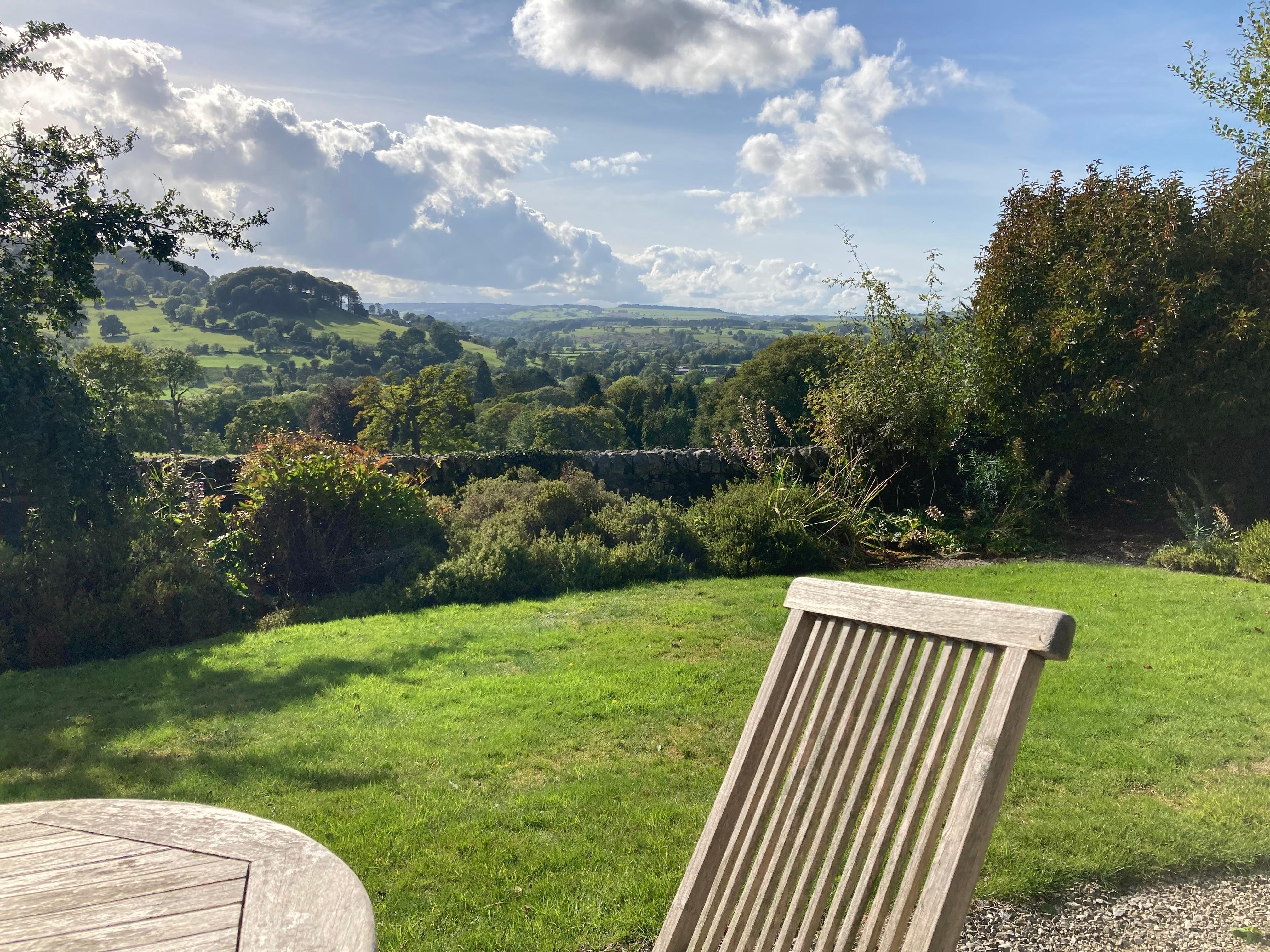 View from the cottage garden