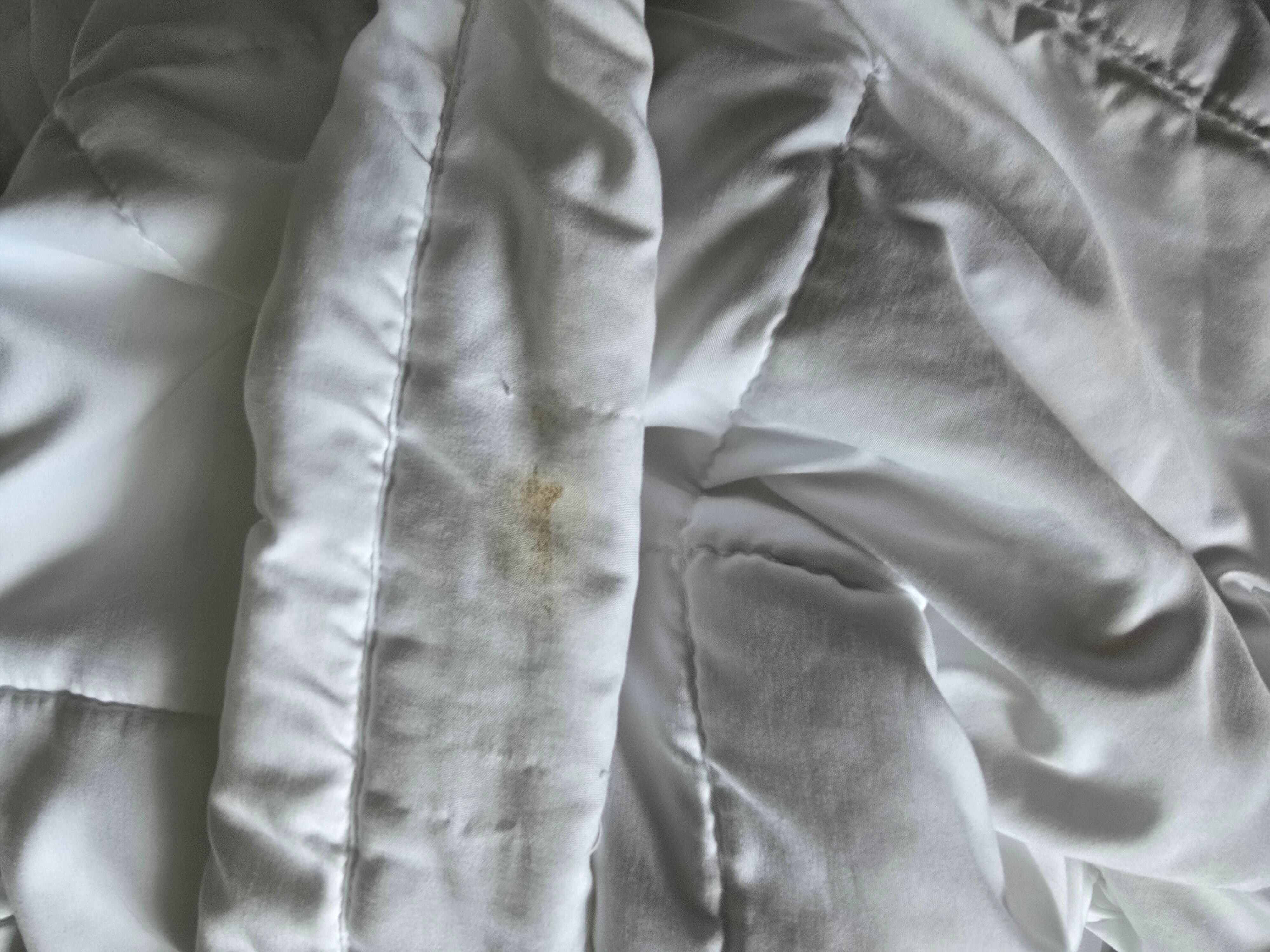 Stain on comforter