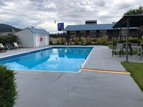 Clean and fluffy pool towels