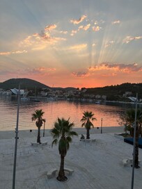 Sea view at sunset