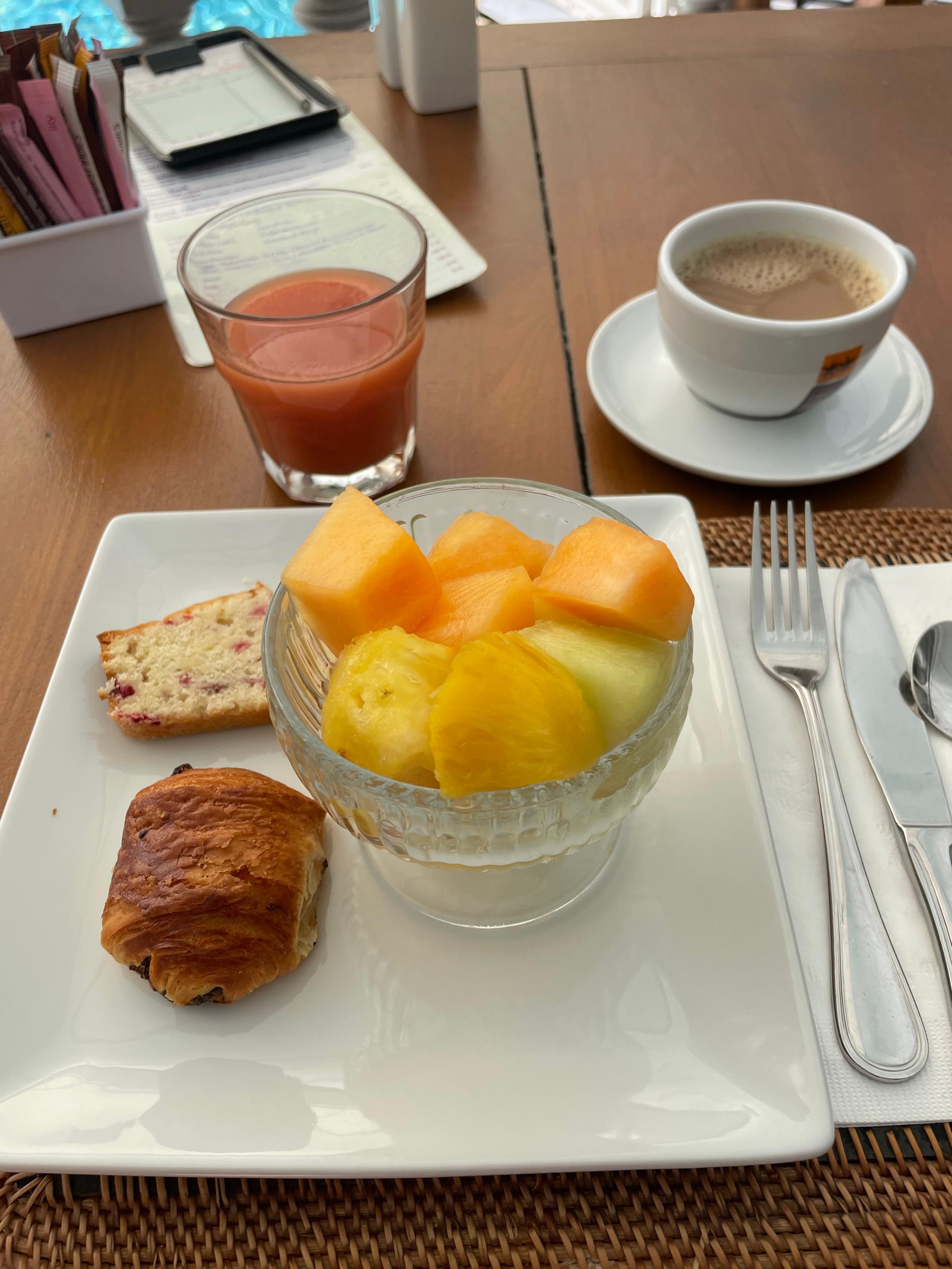 Some of the Continental breakfast yummy