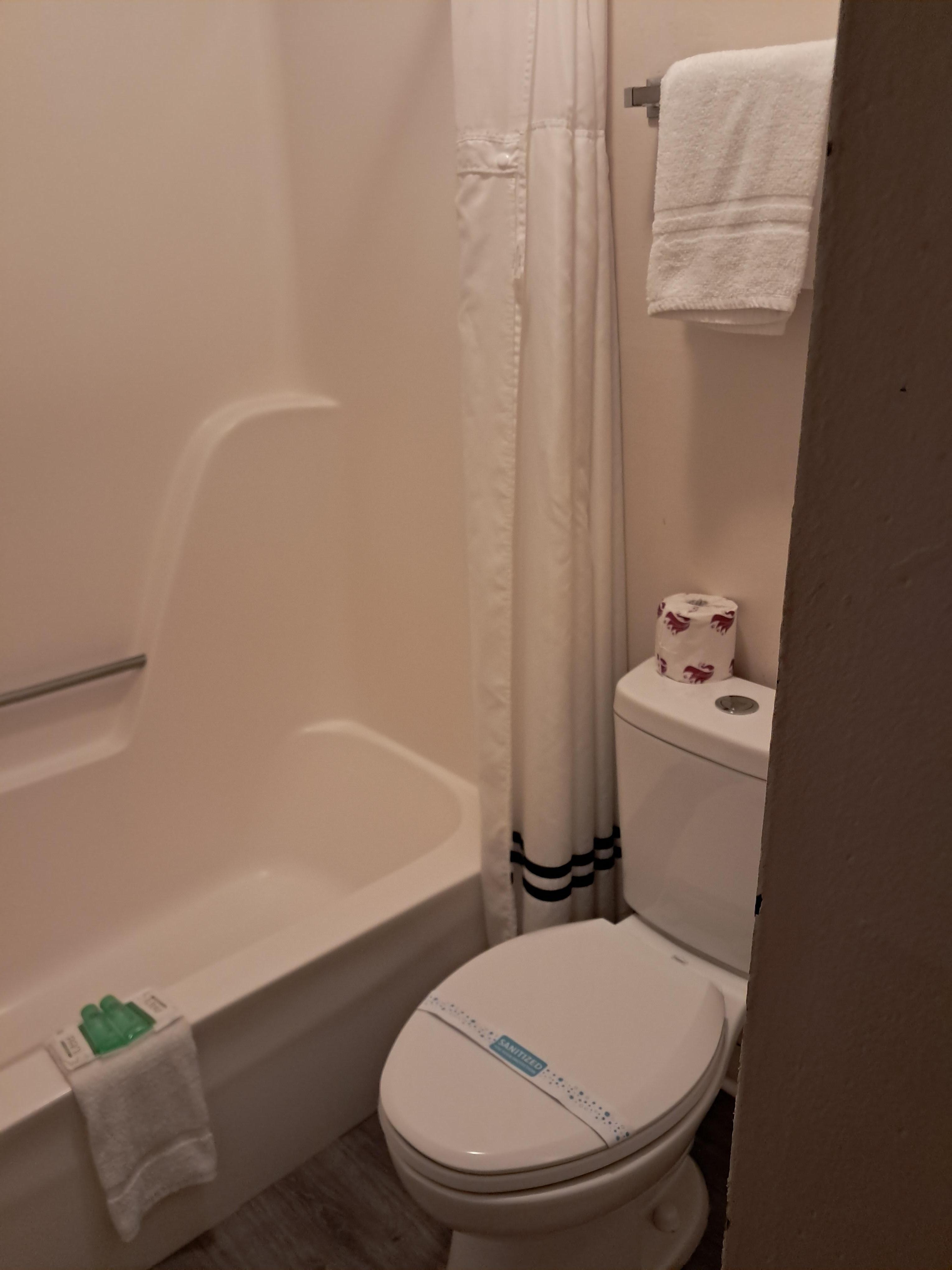 Bathroom very sanitary!