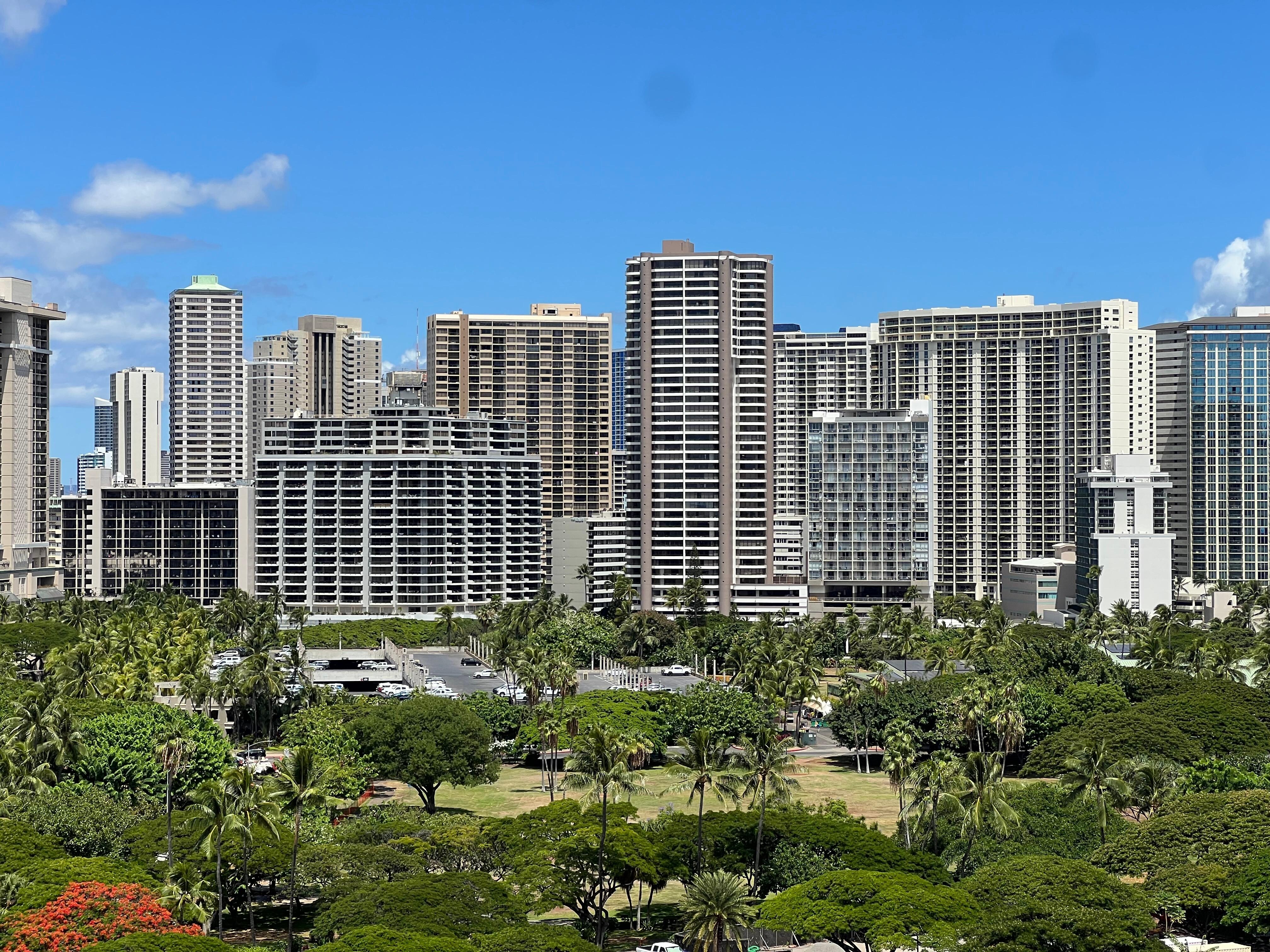 Another view from the balcony looking straight ahead.