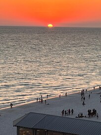 Beautiful sunset from the condo