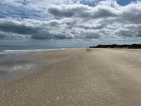 The nearby beach at the Raven