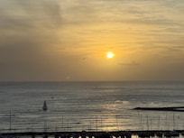 View of ocean from room