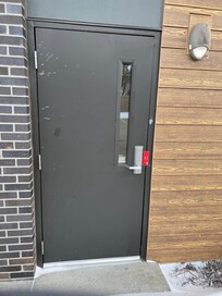 People on the inside can’t see the bolted shut on outside