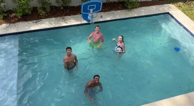 Pool offers plenty space for family fun 