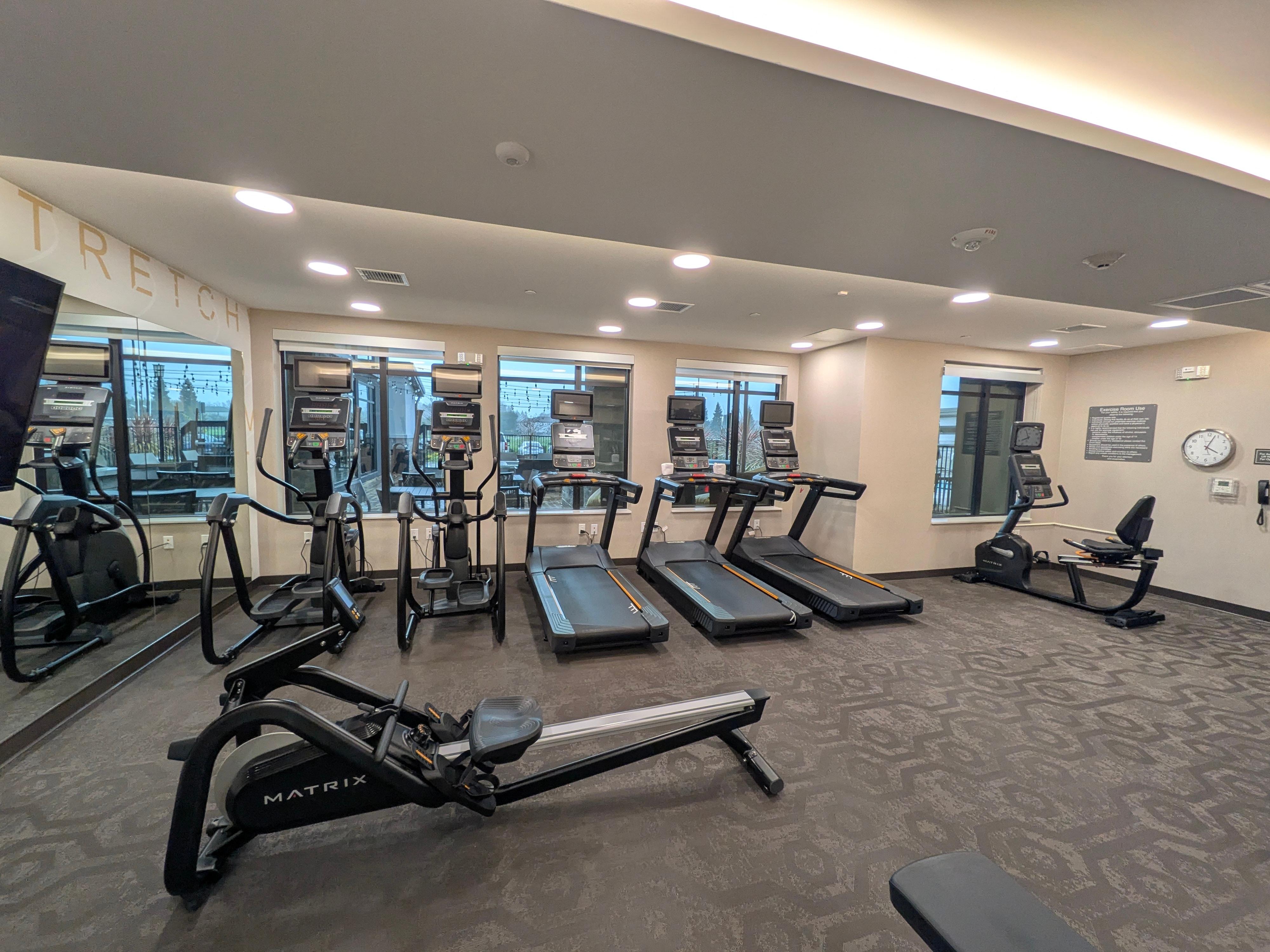 Fitness center. 