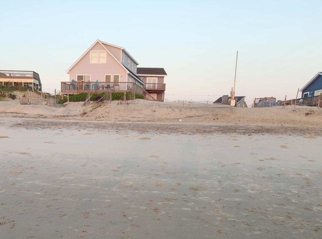 View of the House from the Beach