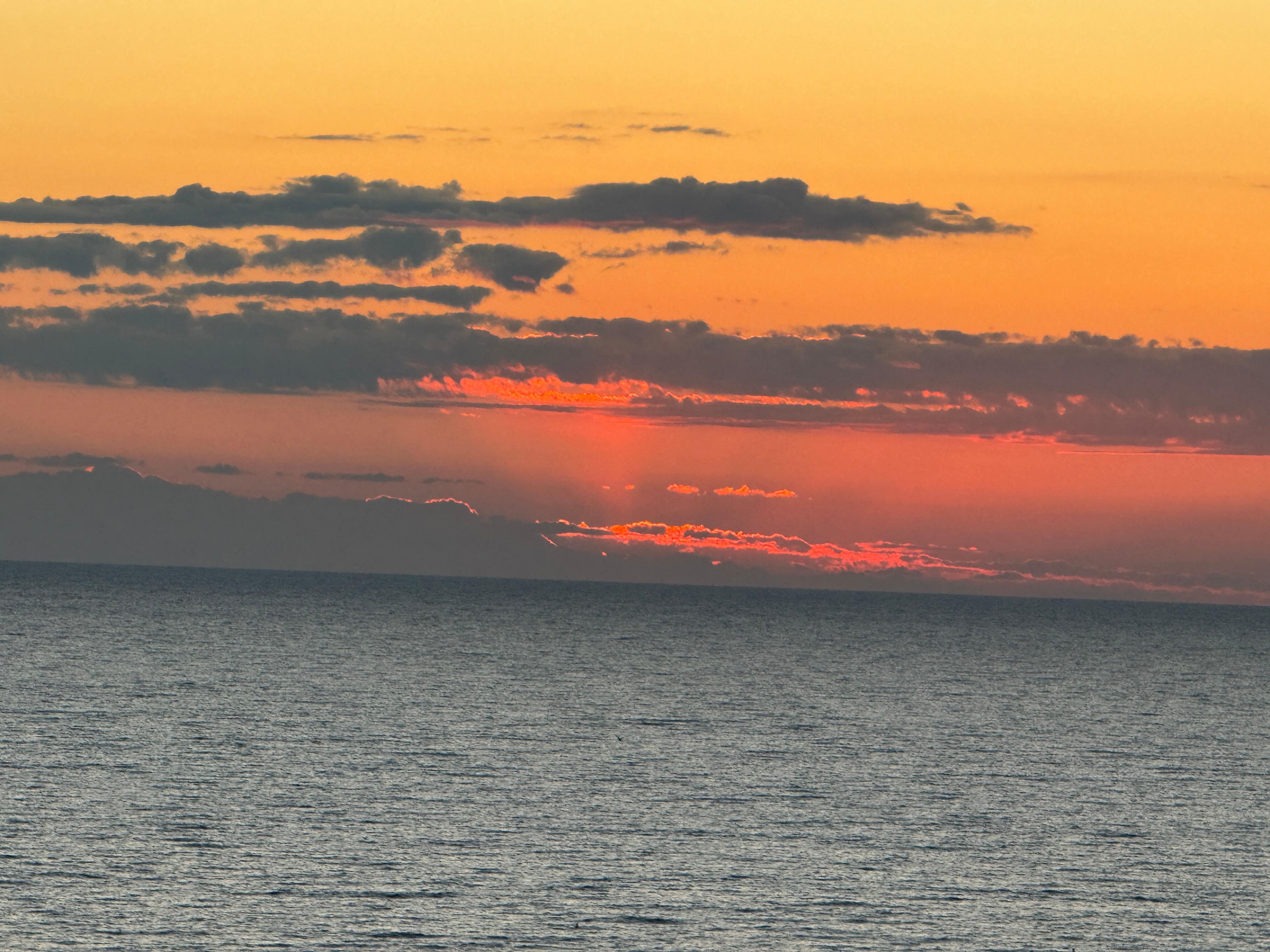 Picture of sunrise taken from the balciny