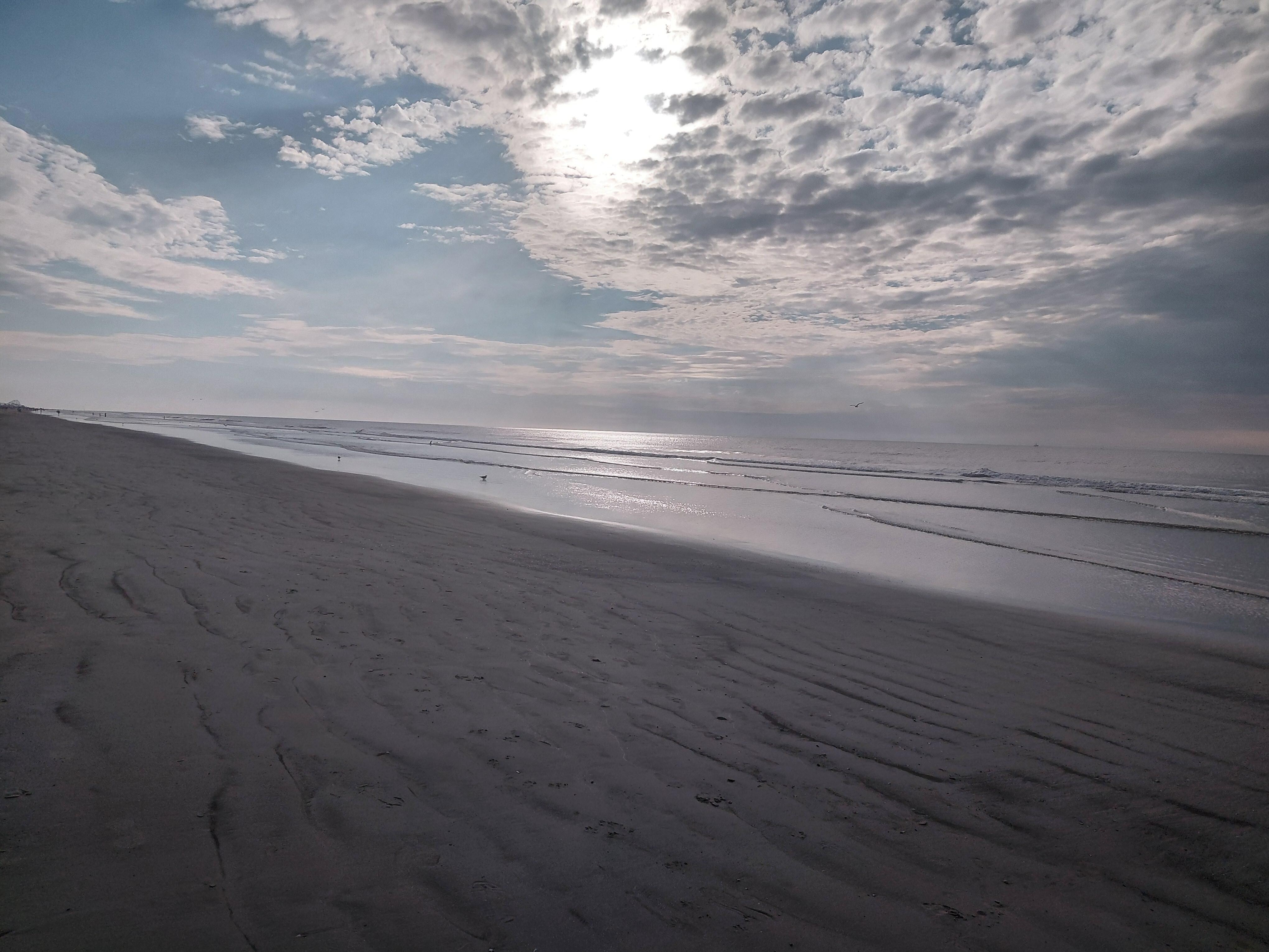 View of Diamond Beach post sunrise