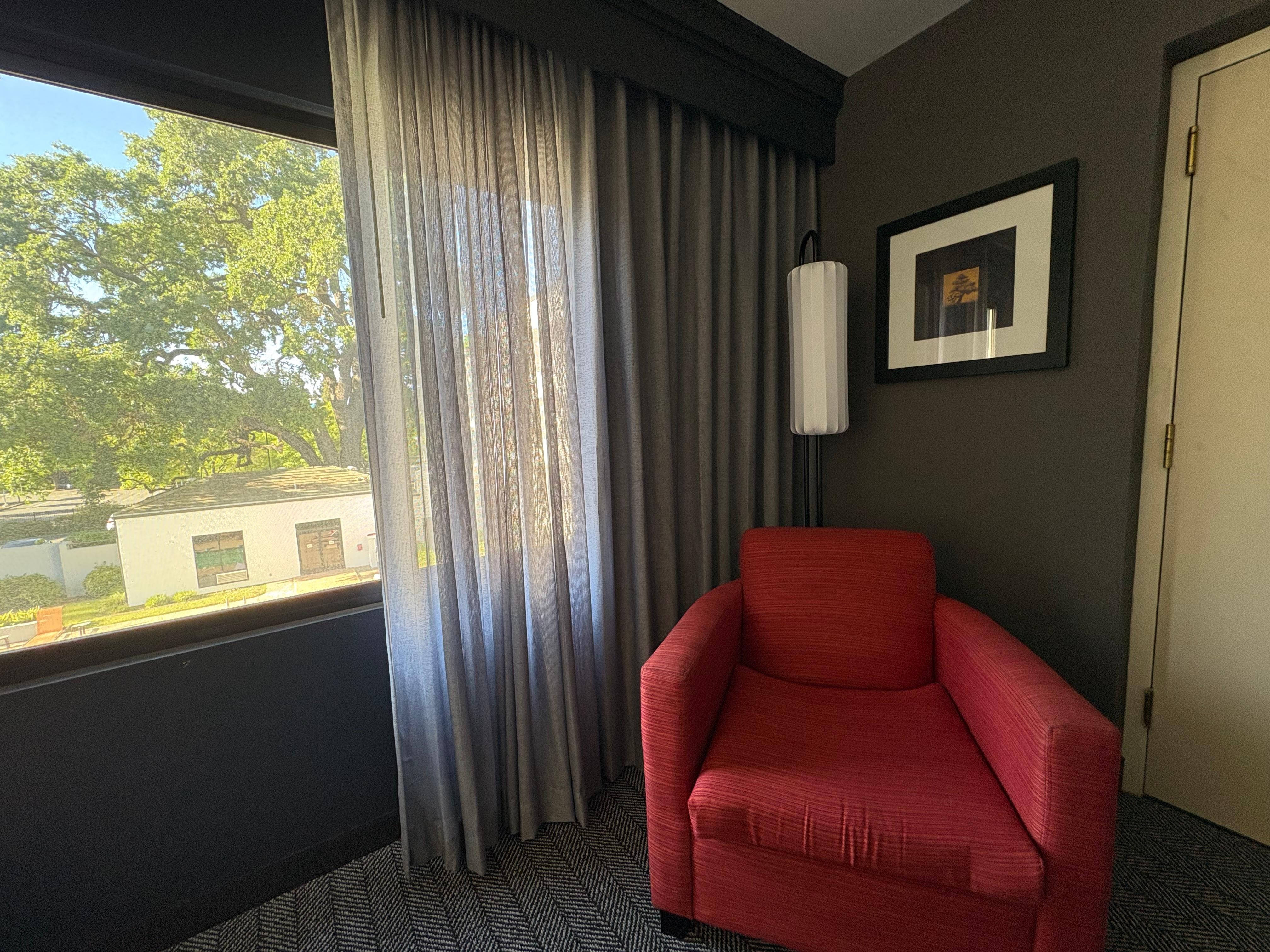 cute little chair by the window