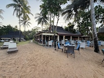 Vue du restaurant où l’on prend le petit déjeuner.
