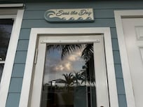 door leading to backyard