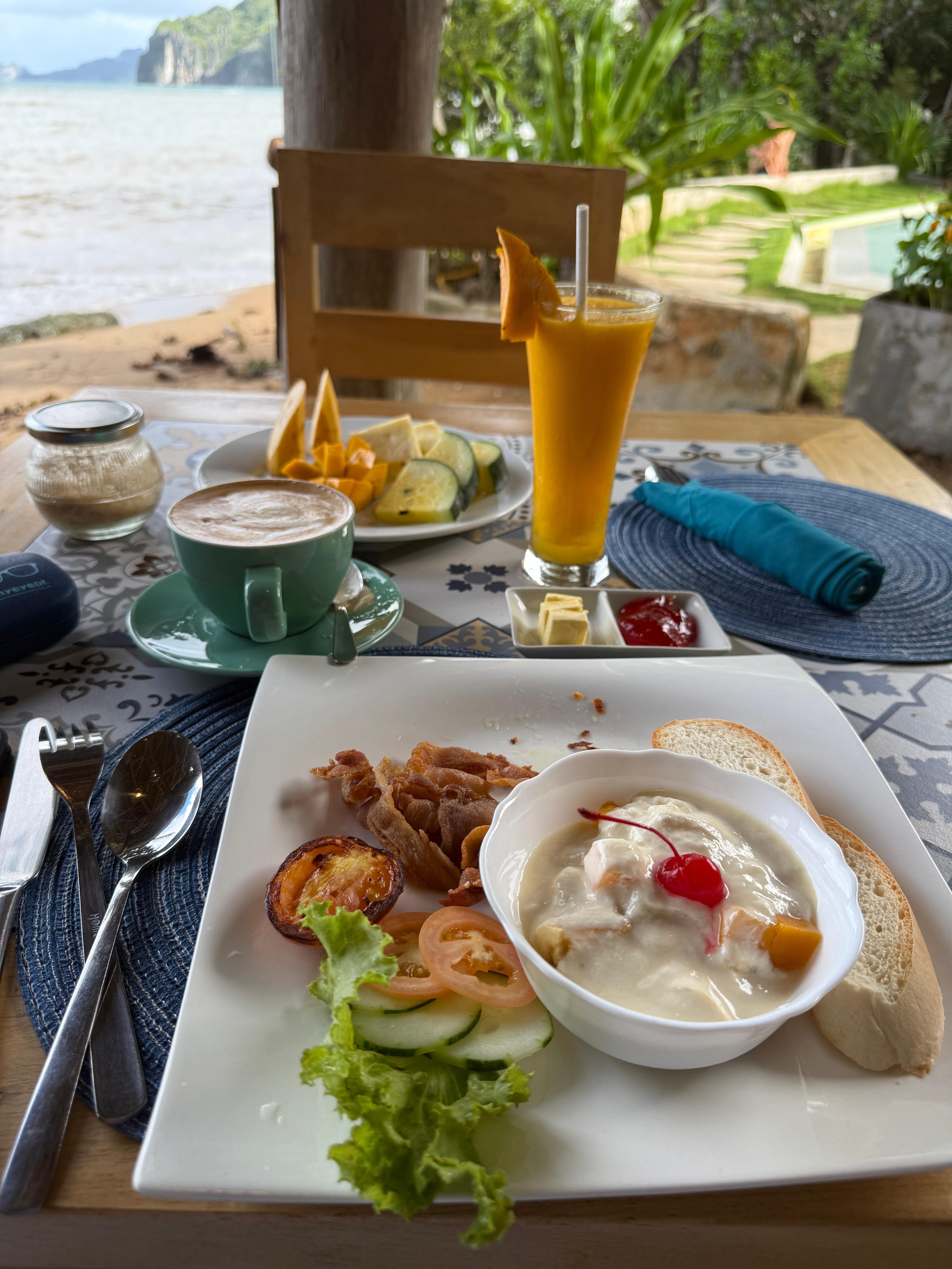 Breakfast was delightful 