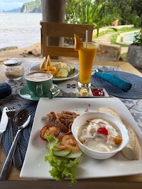 Breakfast was delightful