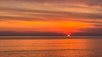 Sunset at nearby Sturgeon Bay Beach